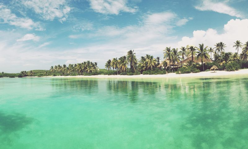 Playa en Isla Contoy, Riviera Maya.