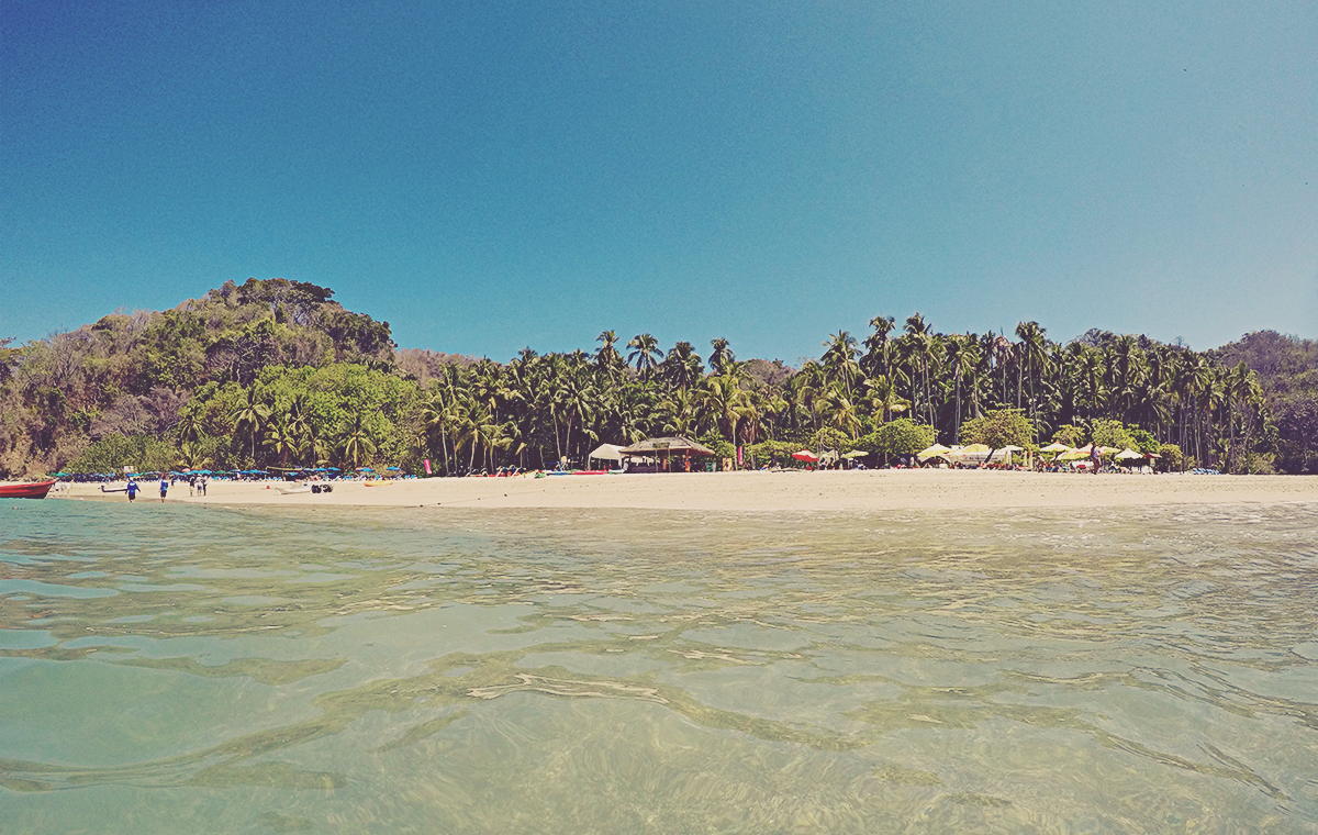 Playa de Isla Tortuga. Costa Rica