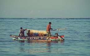 Pescadores en Kuta. Lombok