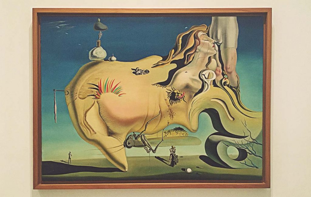  El gran masturbador, de Dalí (Sala 205). Museo Reina Sofía, Madrid 